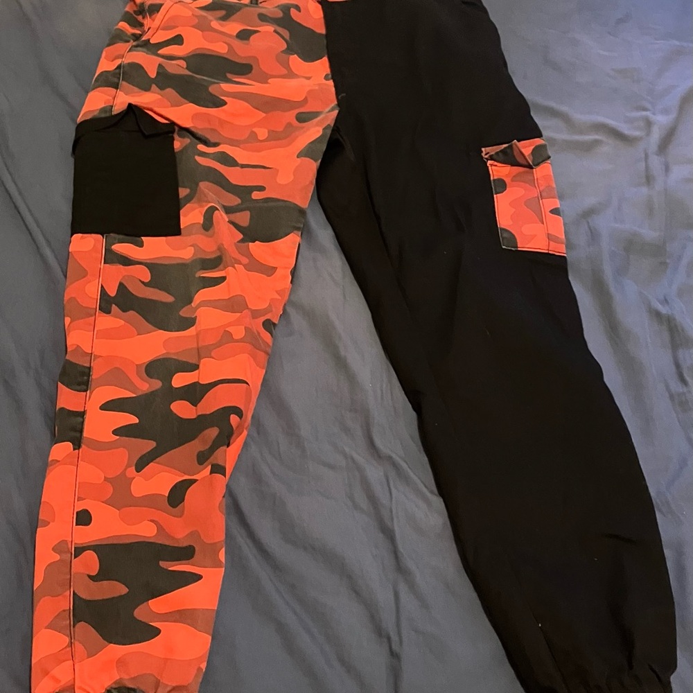 VIP Red and Black Joggers Bold Design